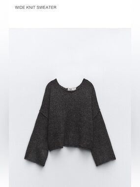 Zara Wide Knit Sweater M